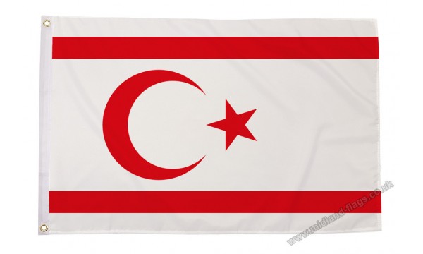 Cyprus North 3ft x 2ft Flag - CLEARANCE